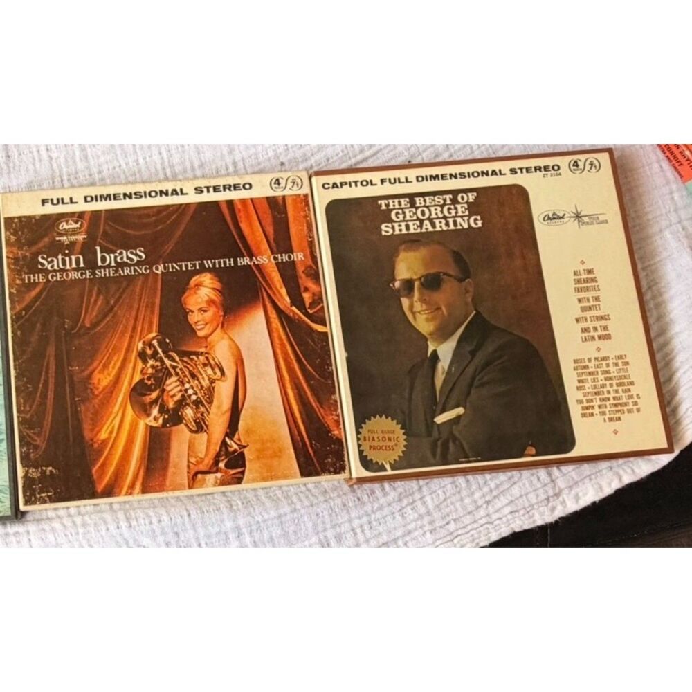 George Shearing Reel to Reel Tape Lot  - Capital Records 7.5